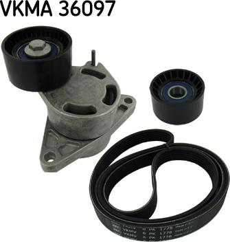 SKF VKMA 36097 - Поликлиновий ремінний комплект avtolavka.club