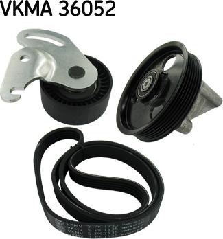 SKF VKMA 36052 - Поликлиновий ремінний комплект avtolavka.club