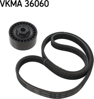 SKF VKMA 36060 - Поликлиновий ремінний комплект avtolavka.club