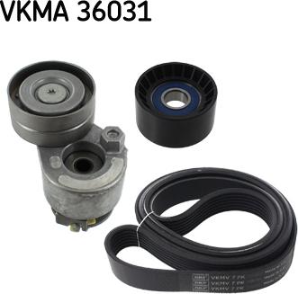 SKF VKMA 38209 - Поликлиновий ремінний комплект avtolavka.club