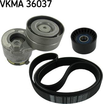 SKF VKMA 36037 - Поликлиновий ремінний комплект avtolavka.club