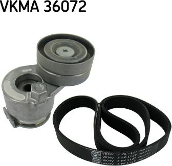 SKF VKMA 36072 - Поликлиновий ремінний комплект avtolavka.club