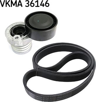 SKF VKMA 36146 - Поликлиновий ремінний комплект avtolavka.club