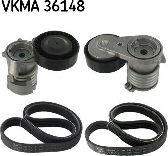 SKF VKMA 36148 - Поликлиновий ремінний комплект avtolavka.club