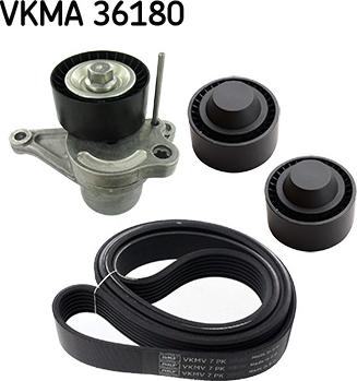 SKF VKMA 36180 - Поликлиновий ремінний комплект avtolavka.club