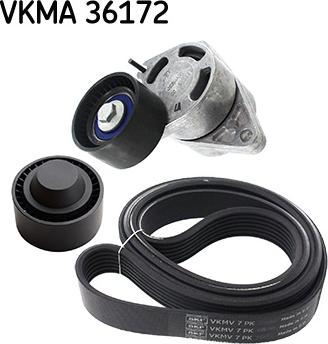 SKF VKMA 36172 - Поликлиновий ремінний комплект avtolavka.club