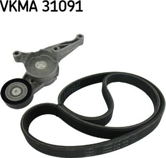 SKF VKMA 31091 - Поликлиновий ремінний комплект avtolavka.club