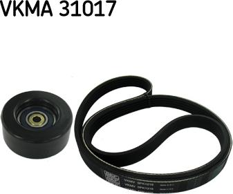 SKF VKMA 31017 - Поликлиновий ремінний комплект avtolavka.club