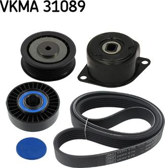 SKF VKMA 31089 - Поликлиновий ремінний комплект avtolavka.club