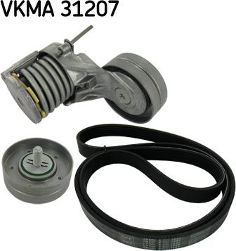 SKF VKMA 31207 - Поликлиновий ремінний комплект avtolavka.club