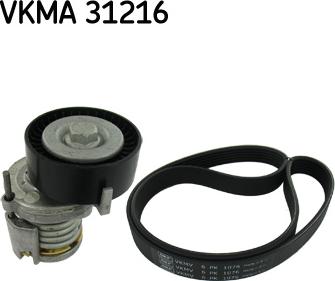 SKF VKMA 31216 - Поликлиновий ремінний комплект avtolavka.club