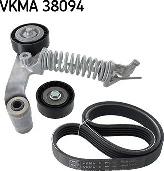 SKF VKMA 38094 - Поликлиновий ремінний комплект avtolavka.club