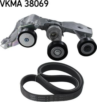 SKF VKMA 38069 - Поликлиновий ремінний комплект avtolavka.club