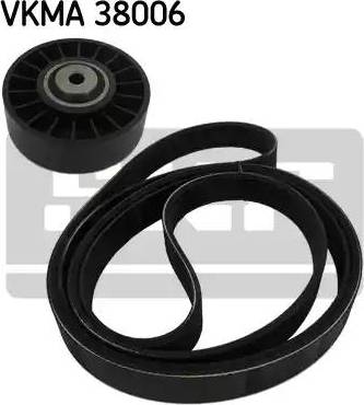 SKF VKMA 38006 - Поликлиновий ремінний комплект avtolavka.club