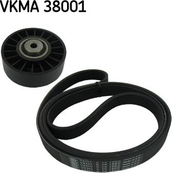 SKF VKMA 38001 - Поликлиновий ремінний комплект avtolavka.club