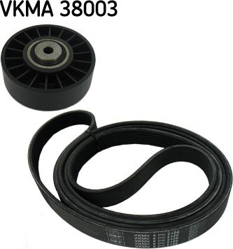 SKF VKMA 38003 - Поликлиновий ремінний комплект avtolavka.club