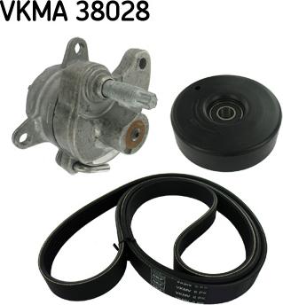 SKF VKMA 38028 - Поликлиновий ремінний комплект avtolavka.club