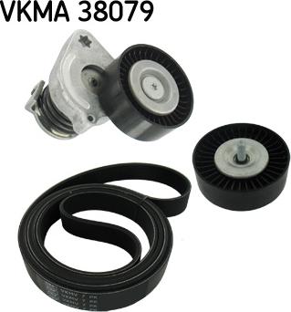 SKF VKMA 38079 - Поликлиновий ремінний комплект avtolavka.club