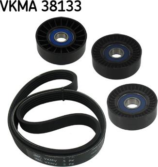 SKF VKMA 38133 - Поликлиновий ремінний комплект avtolavka.club