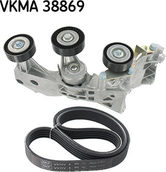 SKF VKMA 38869 - Поликлиновий ремінний комплект avtolavka.club