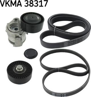 SKF VKMA 38317 - Поликлиновий ремінний комплект avtolavka.club