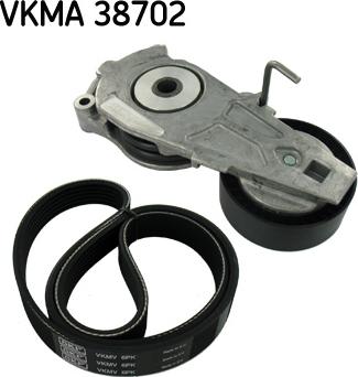 SKF VKMA 38702 - Поликлиновий ремінний комплект avtolavka.club