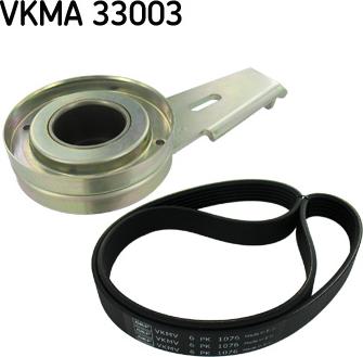 SKF VKMA 33003 - Поликлиновий ремінний комплект avtolavka.club