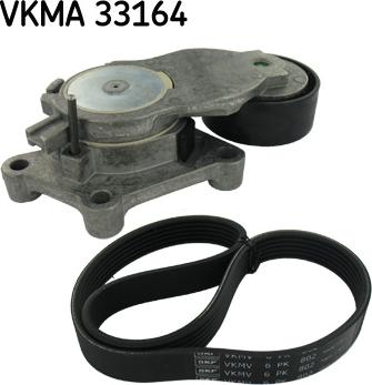 SKF VKMA 33164 - Поликлиновий ремінний комплект avtolavka.club