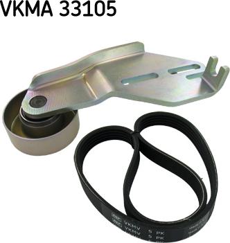 SKF VKMA 33105 - Поликлиновий ремінний комплект avtolavka.club