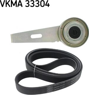 SKF VKMA 33304 - Поликлиновий ремінний комплект avtolavka.club