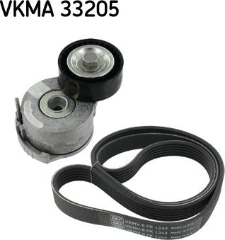 SKF VKMA 33205 - Поликлиновий ремінний комплект avtolavka.club