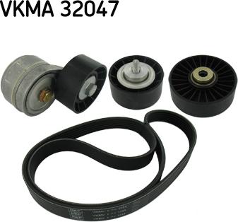 SKF VKMA 32047 - Поликлиновий ремінний комплект avtolavka.club