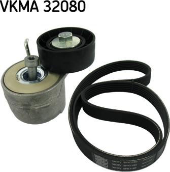 SKF VKMA 32080 - Поликлиновий ремінний комплект avtolavka.club