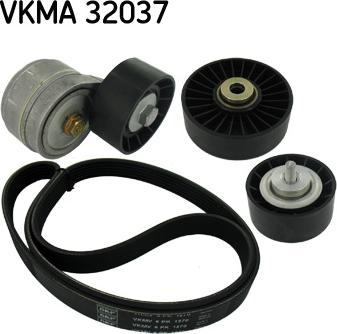 SKF VKMA 32037 - Поликлиновий ремінний комплект avtolavka.club