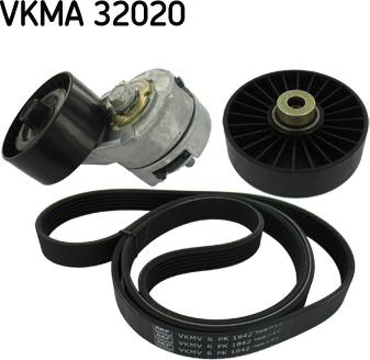 SKF VKMA 32020 - Поликлиновий ремінний комплект avtolavka.club