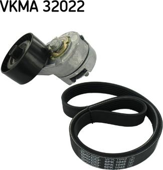 SKF VKMA 32022 - Поликлиновий ремінний комплект avtolavka.club