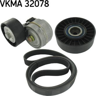 SKF VKMA 32078 - Поликлиновий ремінний комплект avtolavka.club
