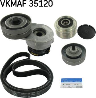 SKF VKMAF 35120 - Поликлиновий ремінний комплект avtolavka.club