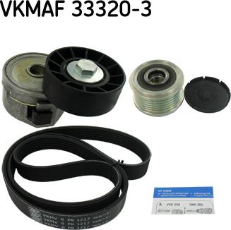 SKF VKMAF 33320-3 - Поликлиновий ремінний комплект avtolavka.club