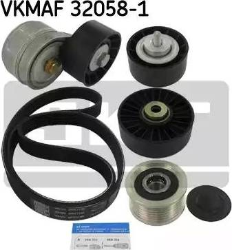 SKF VKMAF 32058-1 - Поликлиновий ремінний комплект avtolavka.club