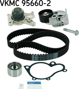 SKF VKMC 95660-2 - Водяний насос + комплект зубчатого ременя avtolavka.club