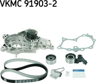 SKF VKMC 91903-2 - Водяний насос + комплект зубчатого ременя avtolavka.club