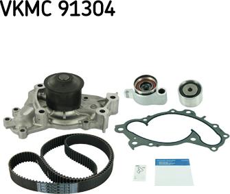 SKF VKMC 91304 - Водяний насос + комплект зубчатого ременя avtolavka.club