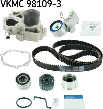 SKF VKMC 98109-3 - Водяний насос + комплект зубчатого ременя avtolavka.club