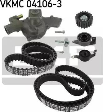 SKF VKMC 04106-3 - Водяний насос + комплект зубчатого ременя avtolavka.club