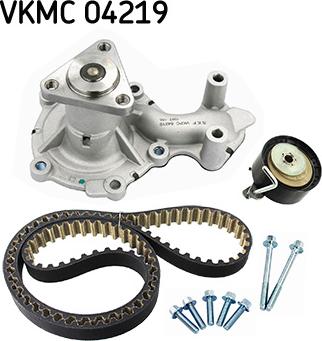 SKF VKMC 04219 - Водяний насос + комплект зубчатого ременя avtolavka.club