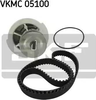 SKF VKMC 05100 - Водяний насос + комплект зубчатого ременя avtolavka.club