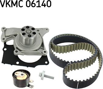 SKF VKMC 06140 - Водяний насос + комплект зубчатого ременя avtolavka.club