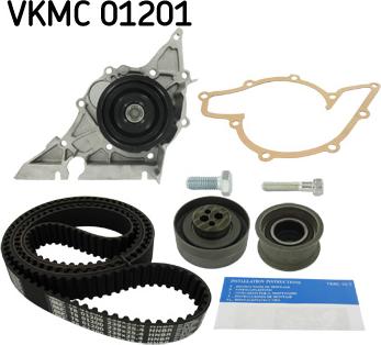 SKF VKMC 01201 - Водяний насос + комплект зубчатого ременя avtolavka.club