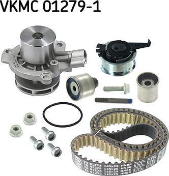 SKF VKMC 01279-1 - Водяний насос + комплект зубчатого ременя avtolavka.club